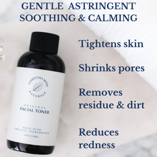A Calming & Soothing Astringent Unscented Facial Toner