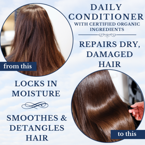 Hair Conditioner Before and After