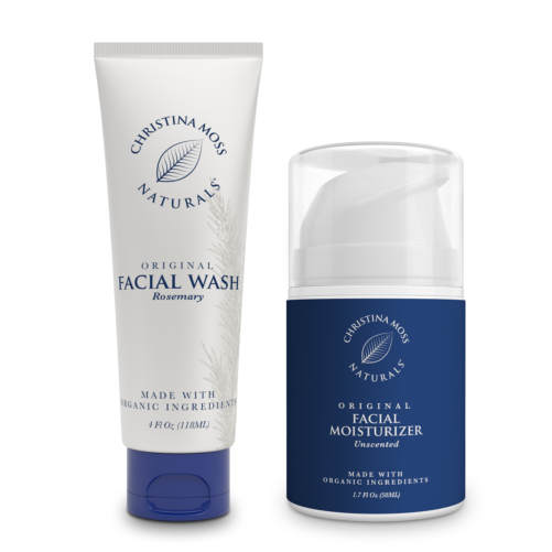 Facial Wash and Unscented Facial Moisturizer
