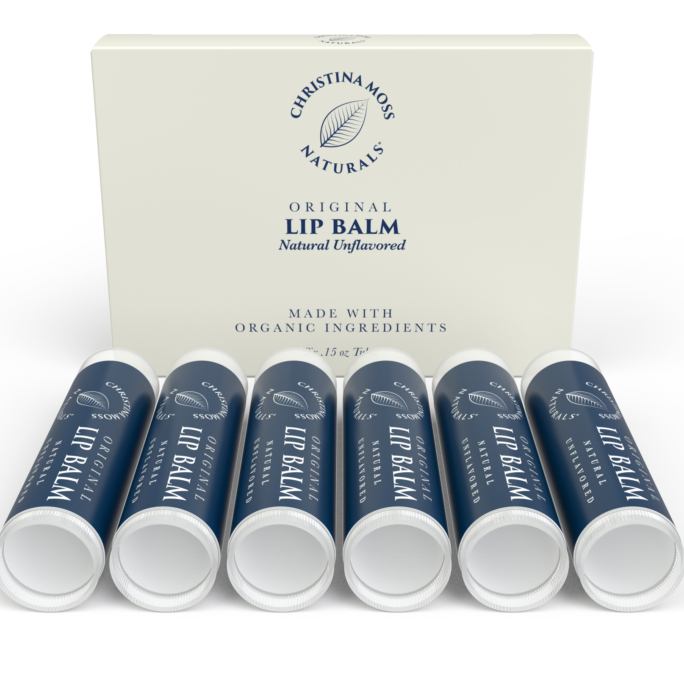 Unflavored Lip Balm - Box and 6 tubes