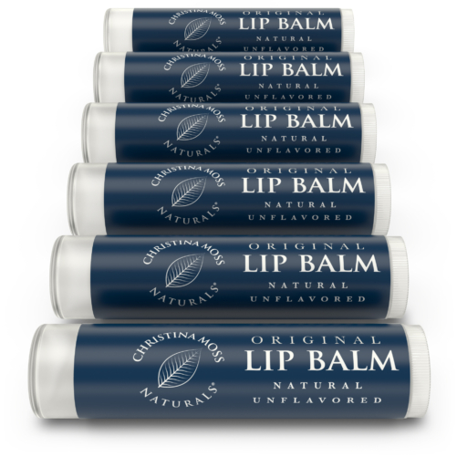 Unflavored Lip Balm - 6 tubes