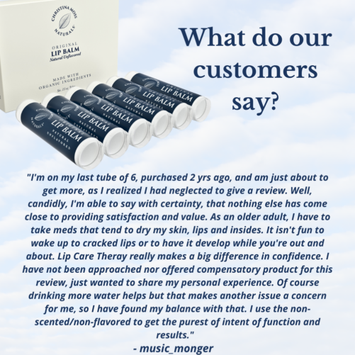 Customer Review for Unscented Lip Balm