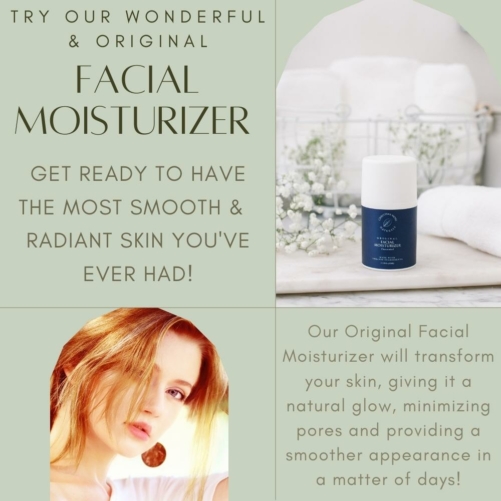 Facial Moisturizer - Unscented - Made With Organic Aloe Vera And Pure, Clean Ingredients