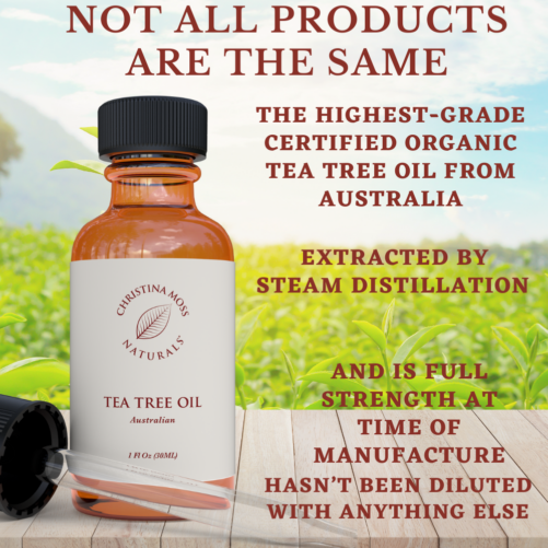 Pure Quality of Christina Moss Naturals Tea Tree Oil
