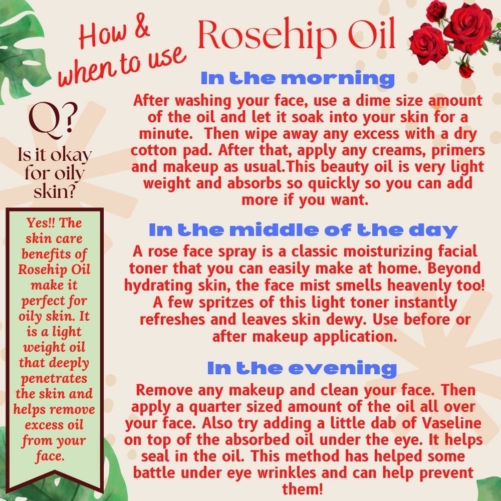 Virgin Rosehip Seed Oil 1oz - Made With Organic Rosehip Seed Oil - 100% Pure Essential Oil Non-GMO Cold Pressed Rose Hips
