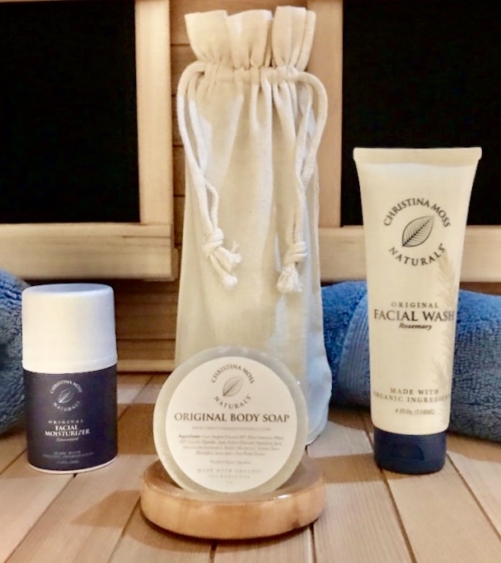 Gift Set - Unscented Facial Moisturizer, Body Soap and Facial Wash